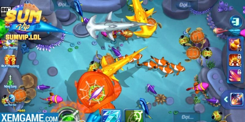  Săn cá trùm tại bắn cá vui vẻ Sumvip – Hồi hộp, kịch tính, nhận thưởng lớn!