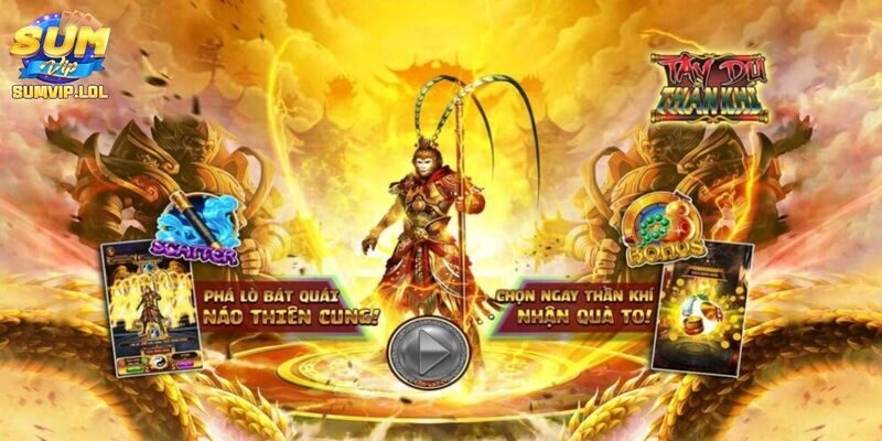 Vòng quay miễn phí - tính năng nổi trội trong game Tây Du Ký